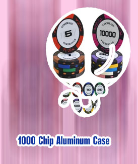1000 custom poker chips