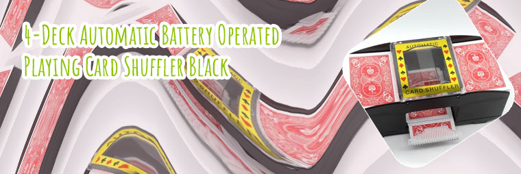 Automatic poker card shuffler