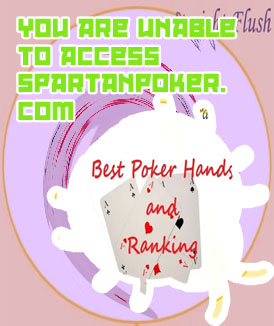 Flush poker hand