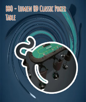 The lumen hd poker table