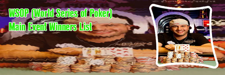 World champion poker players